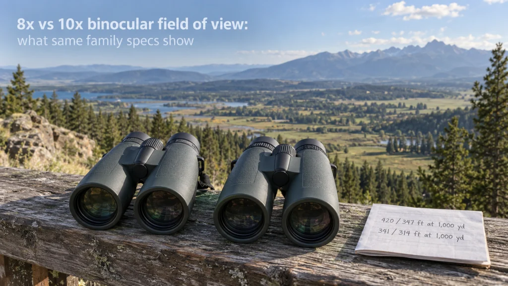 8X Vs 10X Binocular Field Of View