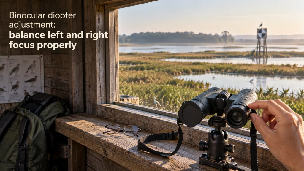 Binocular Diopter Adjustment